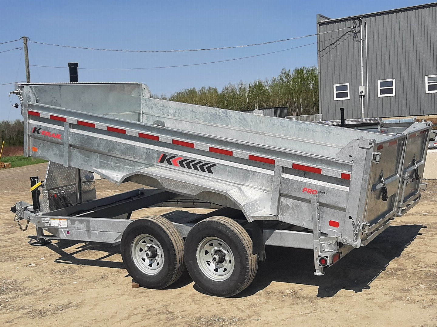 New 2025 K-Trail 14' x 82'' Dump Trailer
