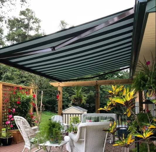 Semi Cassette Retractable Awning