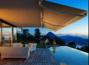 Semi Cassette Retractable Awning