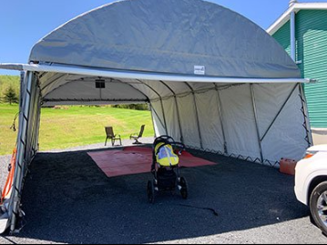 Portable Two Car Garages