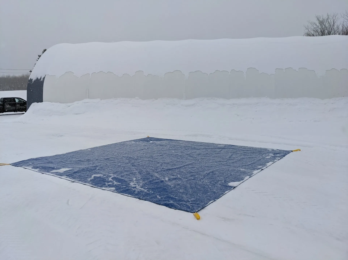 Snow Removal lifting tarps