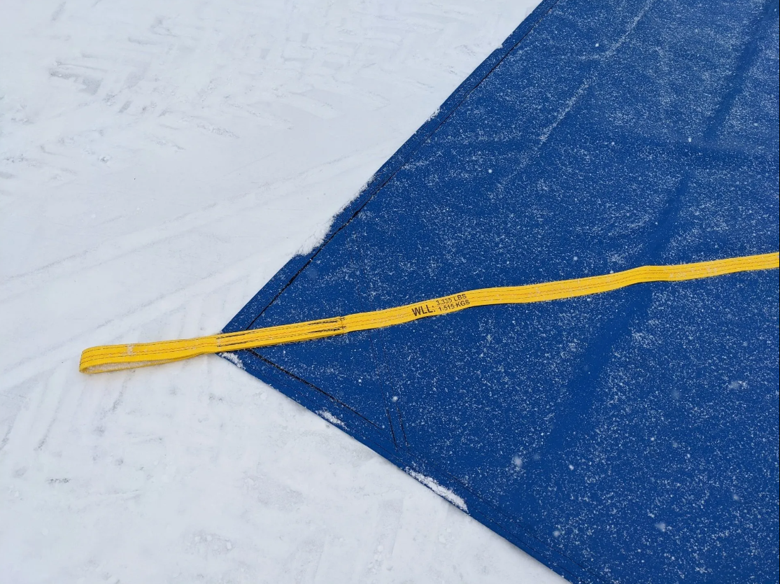 Snow Removal lifting tarps