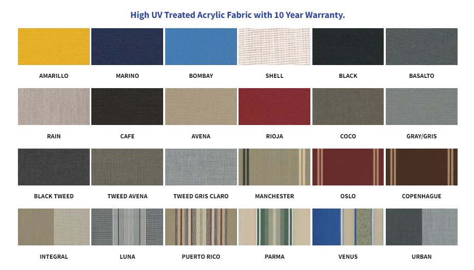 Standard Retractable Awning