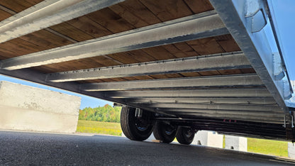 New 2024 LWL Trailers 20' + 2' Beavertail Triaxle Equipment Trailer